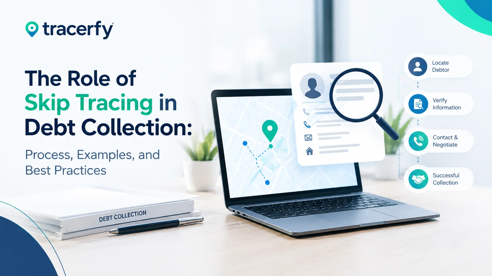 Skip tracing in debt collection